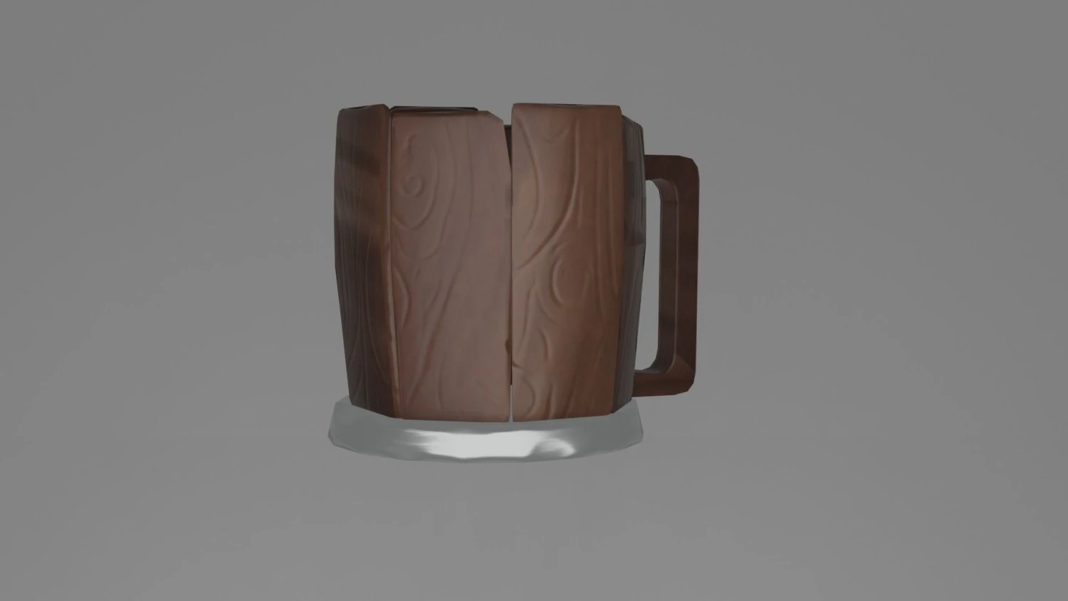 Wood Cut 3D Model .c4d .max .obj .3ds .fbx .stl .blend 