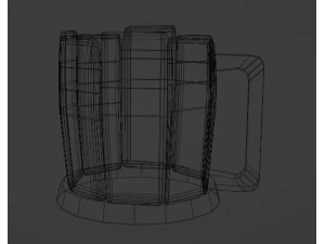 Wood Cut 3D Model