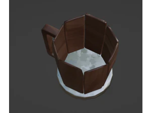 Wood Cut 3D Model