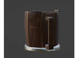 Wood Cut Modelo 3D