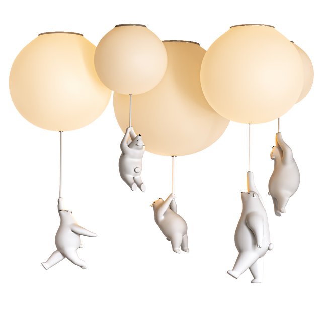 Lamp Wasty 3D 모델 .c4d .max .obj .3ds .fbx .stl .blend 