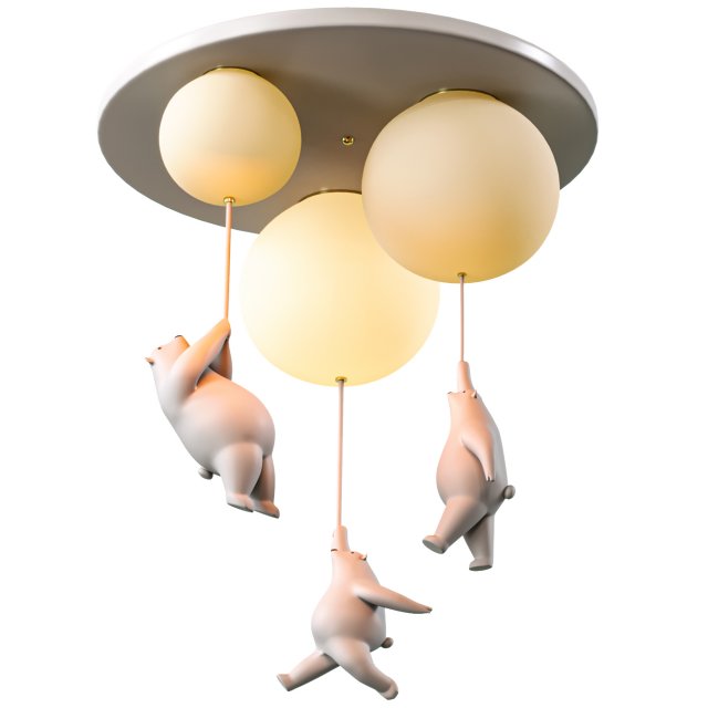 Wasty Trio 3D Model .c4d .max .obj .3ds .fbx .stl .blend 
