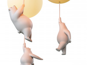 Wasty Trio 3D Model