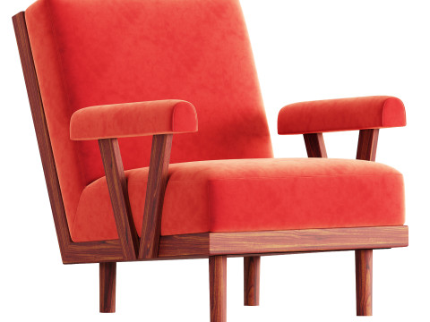 Howie Armchair 3D Model