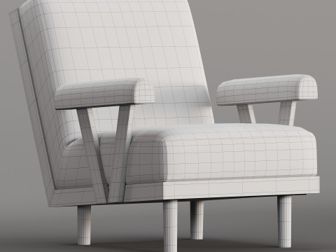 Howie Armchair 3D Model