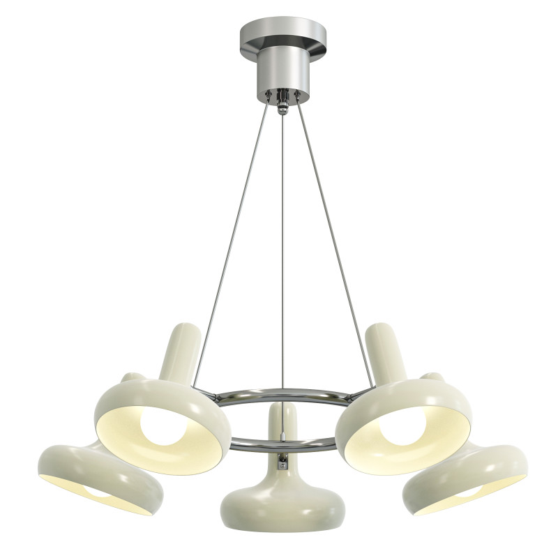 LUSTRE LED BAUHAUS BLANC Model 3D .c4d .max .obj .3ds .fbx .stl .blend 