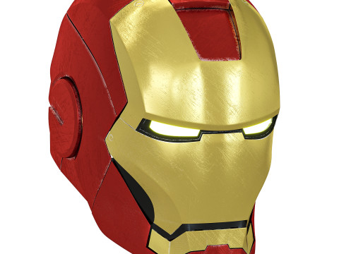 Iron Man Helmet 3D 模型