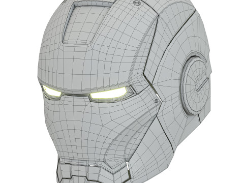 Iron Man Helmet 3D 模型