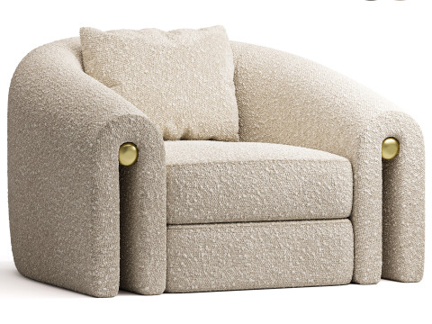 Davis Armchair 3Dモデル