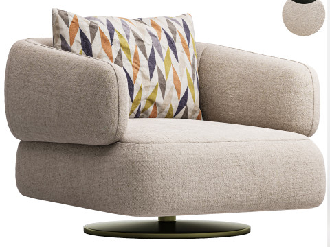 Zeppelin Armchair 3Dモデル