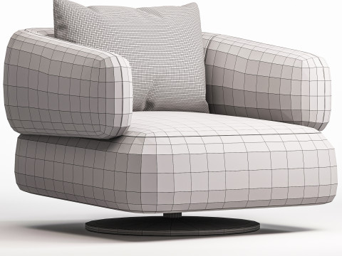 Zeppelin Armchair 3Dモデル
