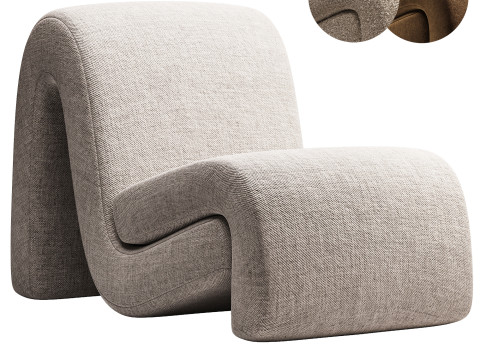 Curve Chair 3Dモデル