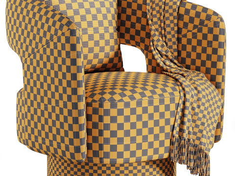 356 Armchair by Ditre Italia 3Dモデル
