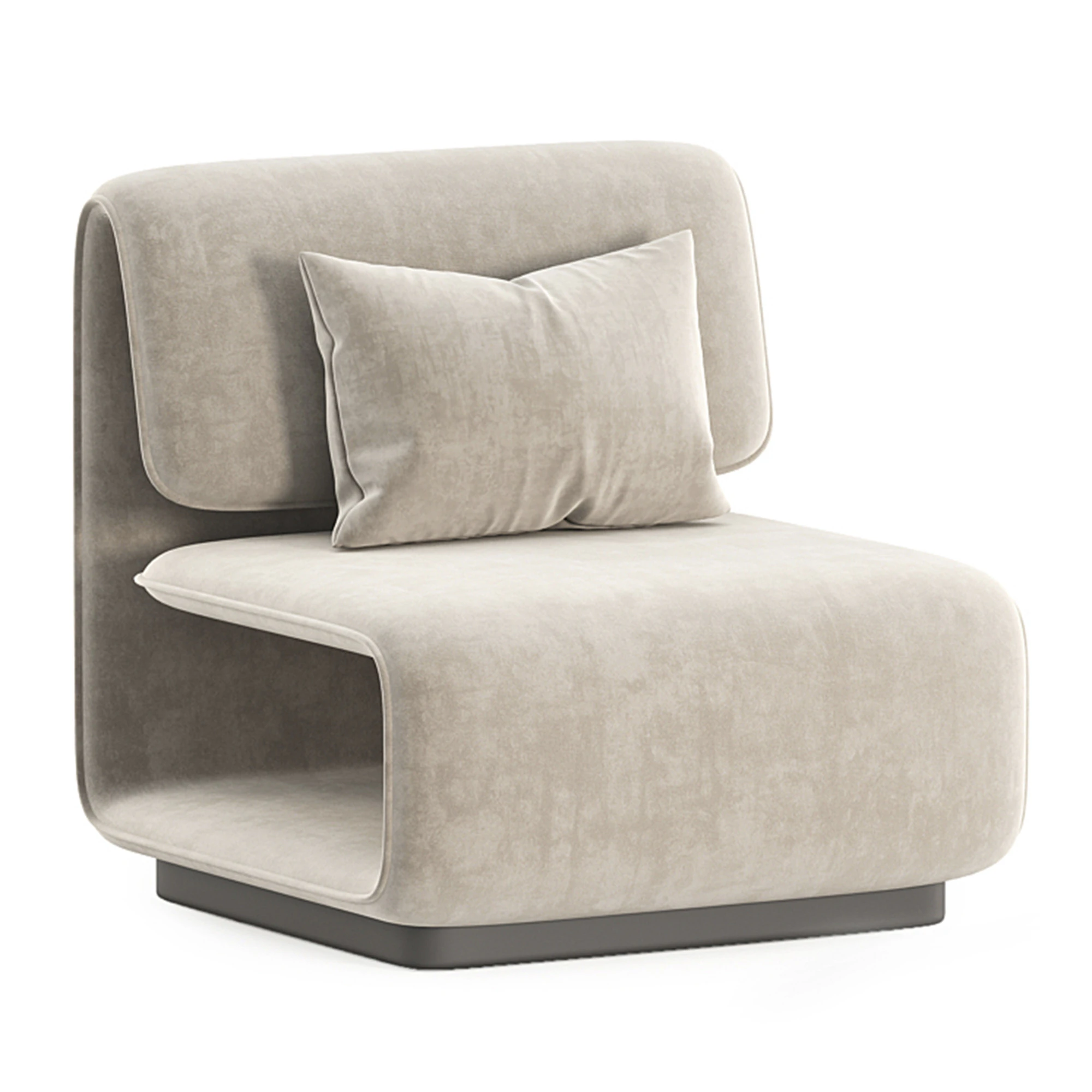 Gubin Armchair 3D Model .c4d .max .obj .3ds .fbx .stl .blend