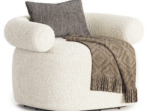 Huggy Swivel Armchair 3Dモデル