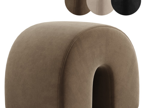 Wave Pouf 3D Model