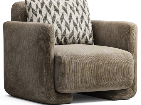 FALLON ARM CHAIR 3D Model