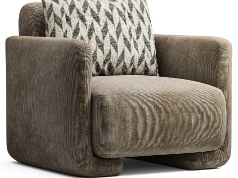 FALLON ARM CHAIR 3D Model