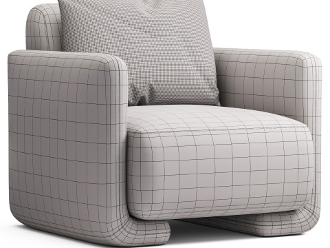 FALLON ARM CHAIR 3D Model