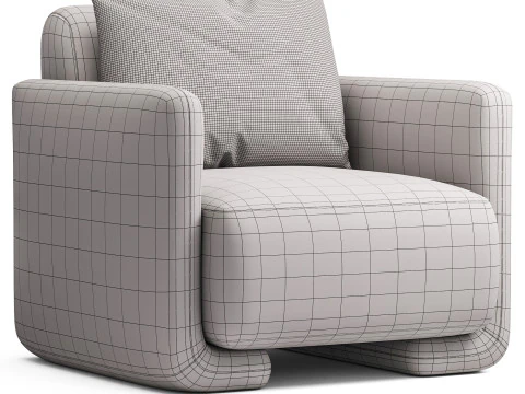 FALLON ARM CHAIR 3D Model