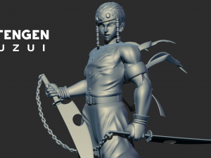 Demon Slayer Tengen Uzui 3D print model 3D 打印模型