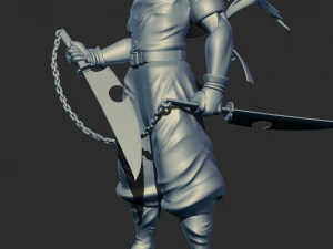 Demon Slayer Tengen Uzui 3D print model 3D Print Model