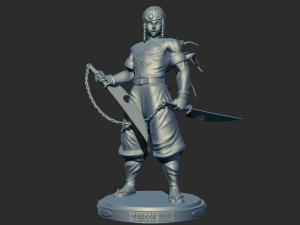 Demon Slayer Tengen Uzui 3D print model 3D 打印模型