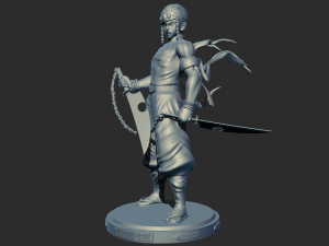 Demon Slayer Tengen Uzui 3D print model 3D 打印模型