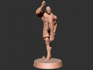 Sagat - Street fighter 3D print model Model Cetak 3D