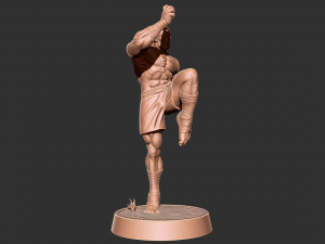 Sagat - Street fighter 3D print model Model Cetak 3D