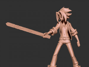 Yoh Asakura - Shaman King 3D print model 3D Print Model