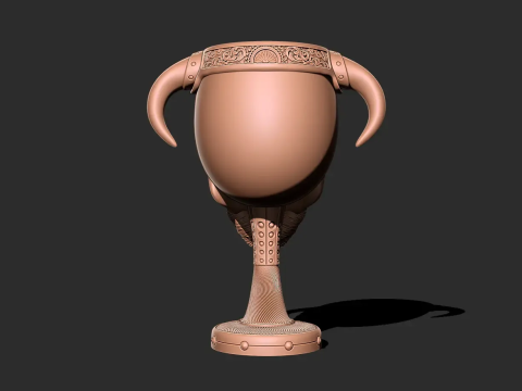 Skull mug 3D print model 3D Принт Модель