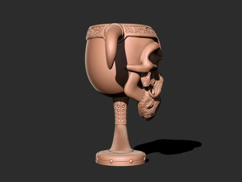 Skull mug 3D print model 3D Принт Модель
