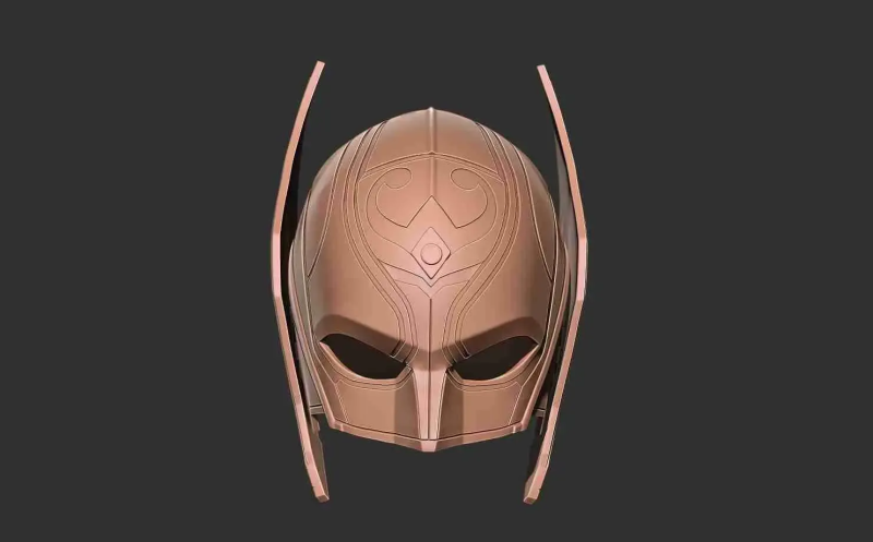 Mighty Thor Helmet - love and thunder 3D print model 3Dプリントモデル .c4d .max .obj .3ds .fbx .stl .blend 