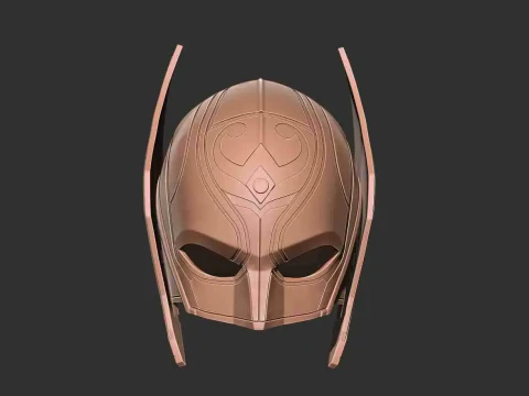Capacete poderoso de Thor - amor e trov&atilde;o Modelo de impress&atilde;o 3D Modelo de Impressão 3D