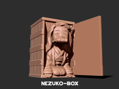 Nezuko box - Demon slayer 3D print model 3D Print Model