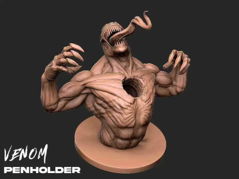 Venom - Penholder 3D print model 3D Print Model