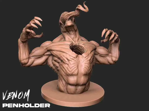 Venom - Penholder 3D print model 3D Print Model