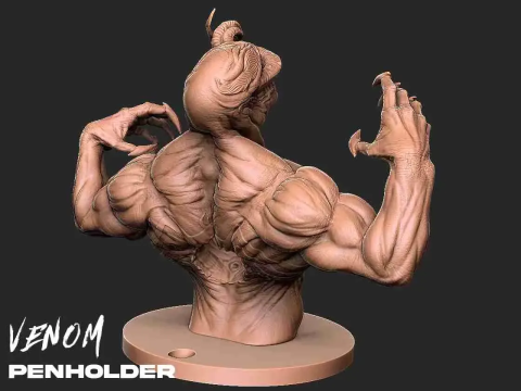 Venom - Penholder 3D print model 3D Print Model