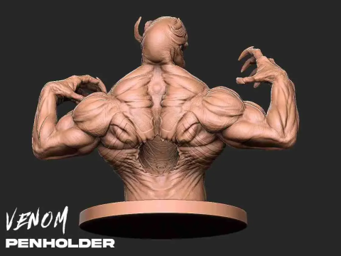 Venom - Penholder 3D print model 3D Print Model