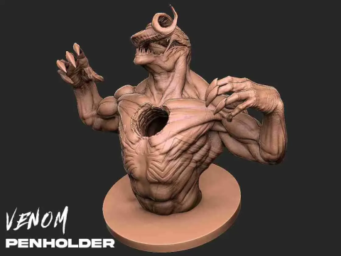 Venom - Penholder 3D print model 3D Print Model