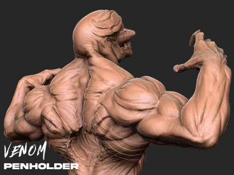 Venom - Penholder 3D print model 3D Print Model