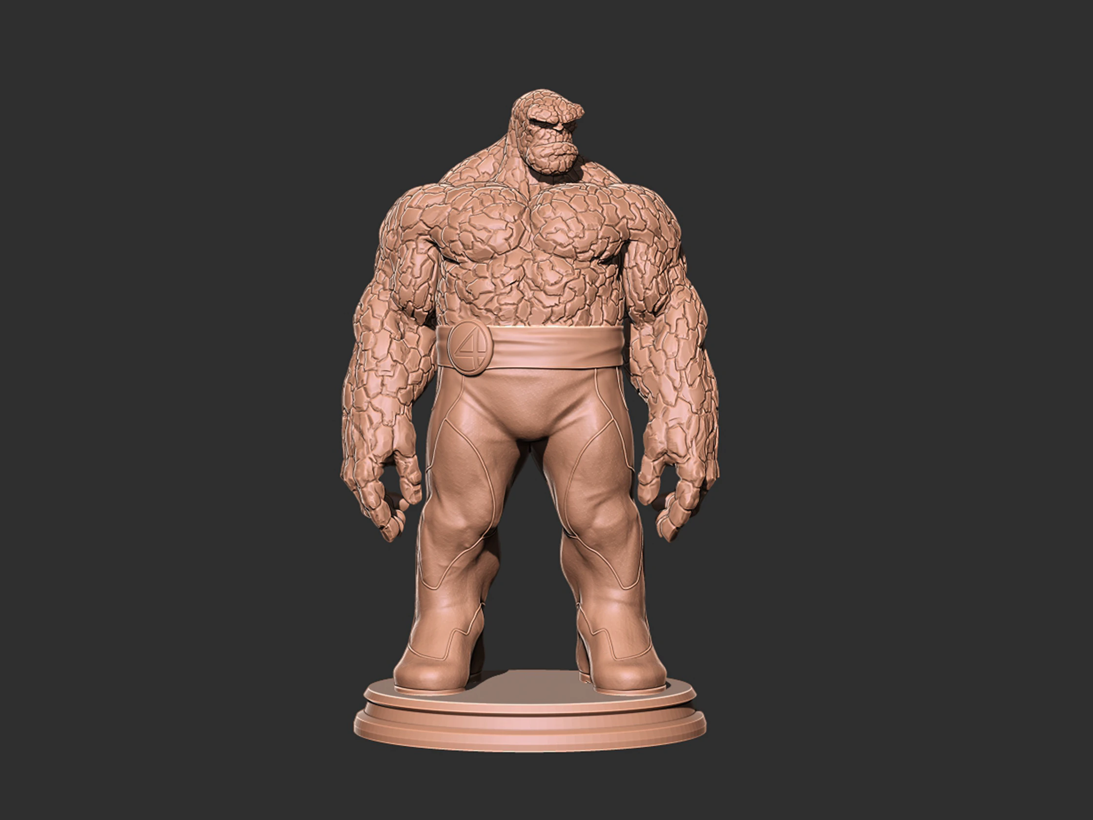 The Thing F4 3d print model 3D Print Model .c4d .max .obj .3ds .fbx .stl .blend