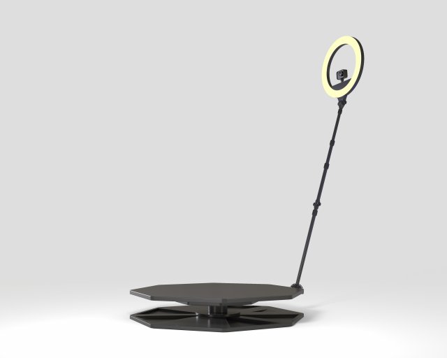 360 degree spin camera booth Modelo 3D .c4d .max .obj .3ds .fbx .stl .blend 
