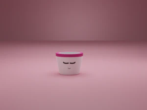 Decorative Cute Vases 3D Model