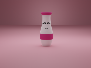 Decorative Cute Vases 3D Model