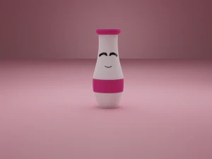 Decorative Cute Vases 3D Model