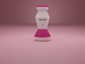 Decorative Cute Vases 3D Model