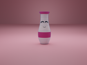 Decorative Cute Vases 3D Model