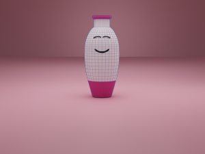 Decorative Cute Vases 3D Model